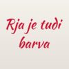 Nalepka za avto Rja je tudi barva – rdeča folija na svetlem laku Nalepka za avto Rja je tudi barva – rdeča folija na svetlem laku