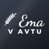 Nalepka za avto v avtu – z imenom – bela folija na temnem steklu Nalepka za avto v avtu – z imenom – bela folija na temnem steklu