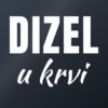 Naljepnica za auto Dizel u krvi – bijela folija na tamnom staklu Naljepnica za auto Dizel u krvi – bijela folija na tamnom staklu