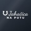Naljepnica za auto Jahačica na putu – bijela folija na tamnom staklu Naljepnica za auto Jahačica na putu – bijela folija na tamnom staklu