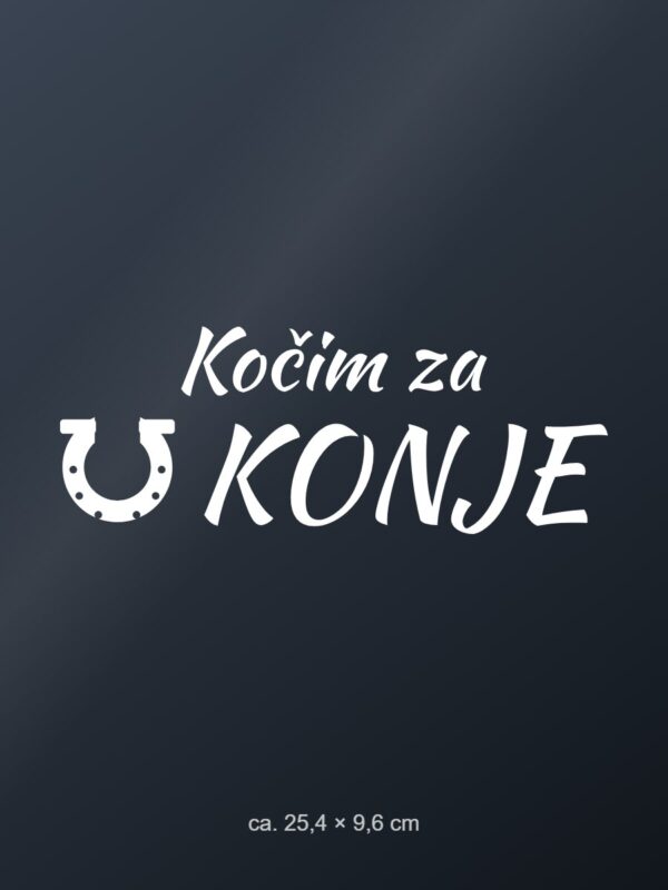 Naljepnica za auto Kočim za konje – bijela folija na tamnom staklu Naljepnica za auto Kočim za konje – bijela folija na tamnom staklu