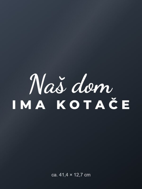 Naljepnica za auto Naš dom ima kotače – bijela folija na tamnom staklu Naljepnica za auto Naš dom ima kotače – bijela folija na tamnom staklu