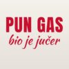 Naljepnica za auto Pun gas bio je jučer – crvena folija na svijetlom laku Naljepnica za auto Pun gas bio je jučer – crvena folija na svijetlom laku