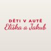 Samolepka na auto „Děti v autě – se jmény“ Samolepka na auto „Děti v autě – se jmény“