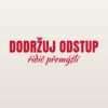Samolepka na auto „Dodržuj odstup – řidič přemýšlí“ Samolepka na auto „Dodržuj odstup – řidič přemýšlí“