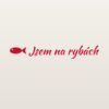 Samolepka na auto „Jsem na rybách“ Samolepka na auto „Jsem na rybách“